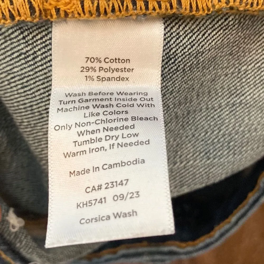 Talbots Dark Wash Everyday Relaxed Fit Denim Jeans Women's 8 - Picture 6 of 8